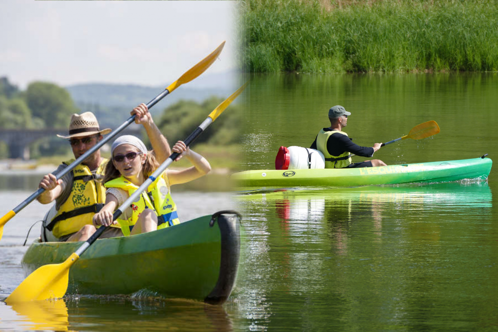 La différence entre le kayak et le canoë